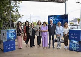 Un momento de la presentación de la Feria Internacional del Mar, este lunes.