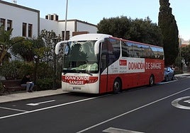 Unidad móvil del ICHH en Agüimes.