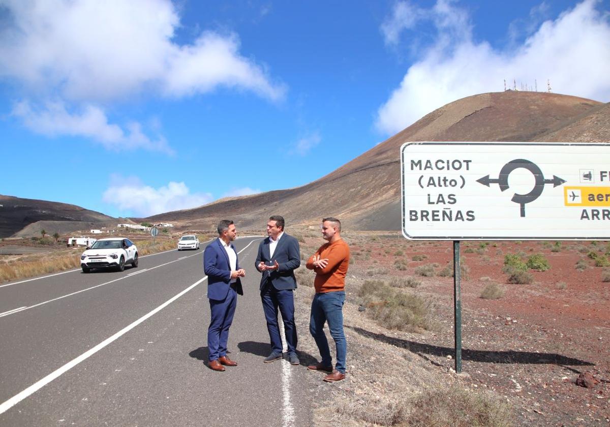 La mejora de la vía de Maciot a Playa Blanca, en dos meses