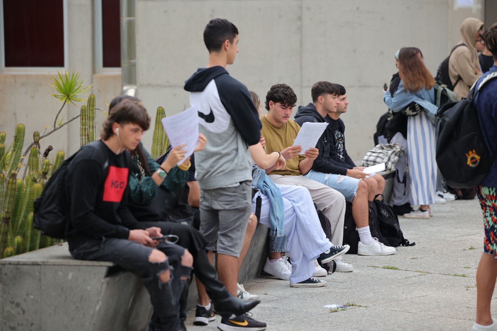 El inicio de las pruebas de la selectividad en Canarias, en imágenes