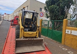 Obras que acaban de comenzar en el CEIP Eduardo Rivero Ramos.