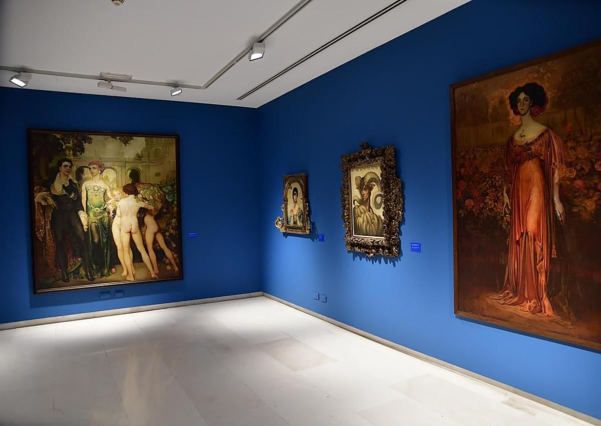 Imagen secundaria 1 - Distintas salas de la exposición, en Mata.