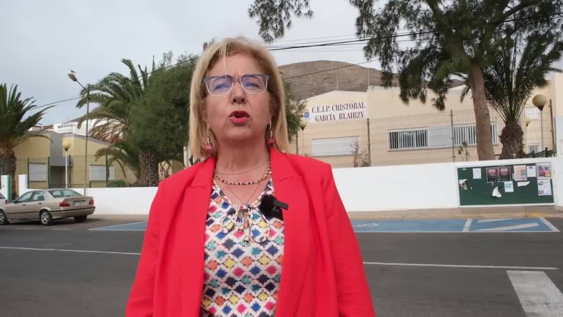 Sari Viera Ortega, directora del colegio de Fuerteventura donde estudian dos niños con meningitis