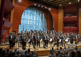 Imagen de archivo de la OFGC en uno de sus conciertos.