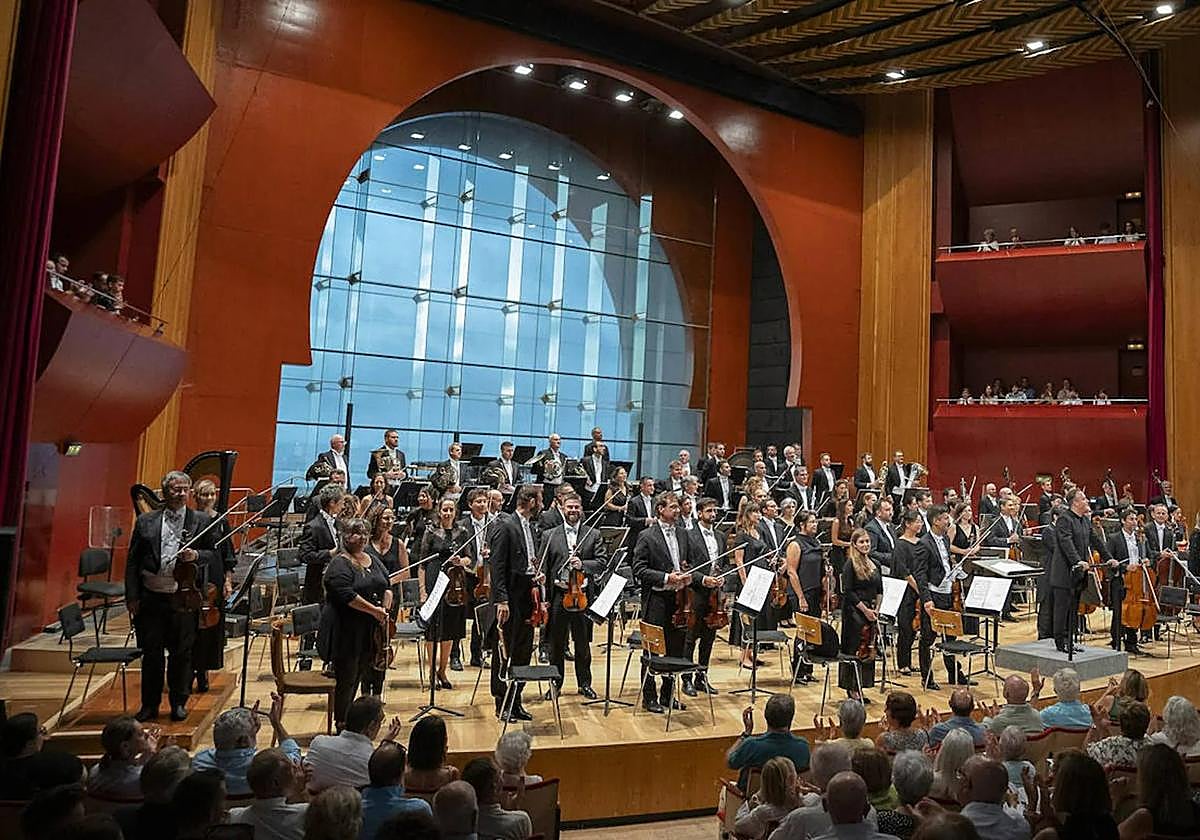 Imagen de archivo de la OFGC en uno de sus conciertos.