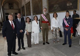 Imagen del encuentro con Felipe VI en el Monasterio de San Lorenzo del Escorial