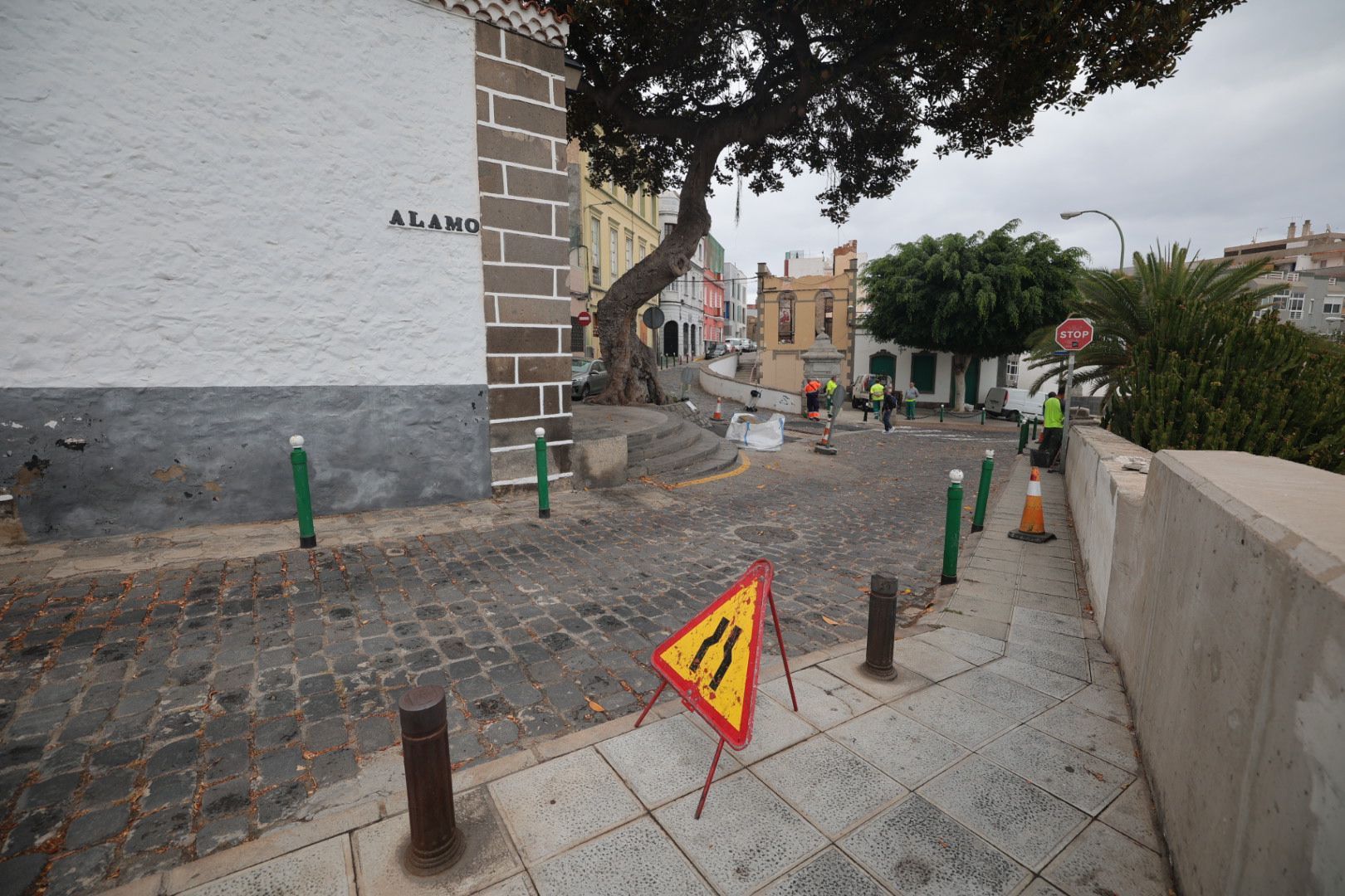 Las obras en el entorno de la ermita de San Nicolás, en imágenes