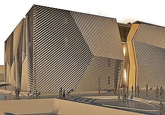 Proyecto ganador del concurso de ideas convocado por la Consejería de Justicia del Ejecutivo autónomo en marzo de 2019 para el futuro Palacio de Justicia.