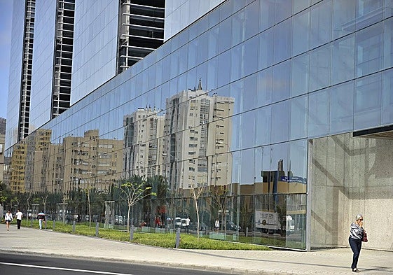 Imagen de la sede judicial de la capital grancanaria.