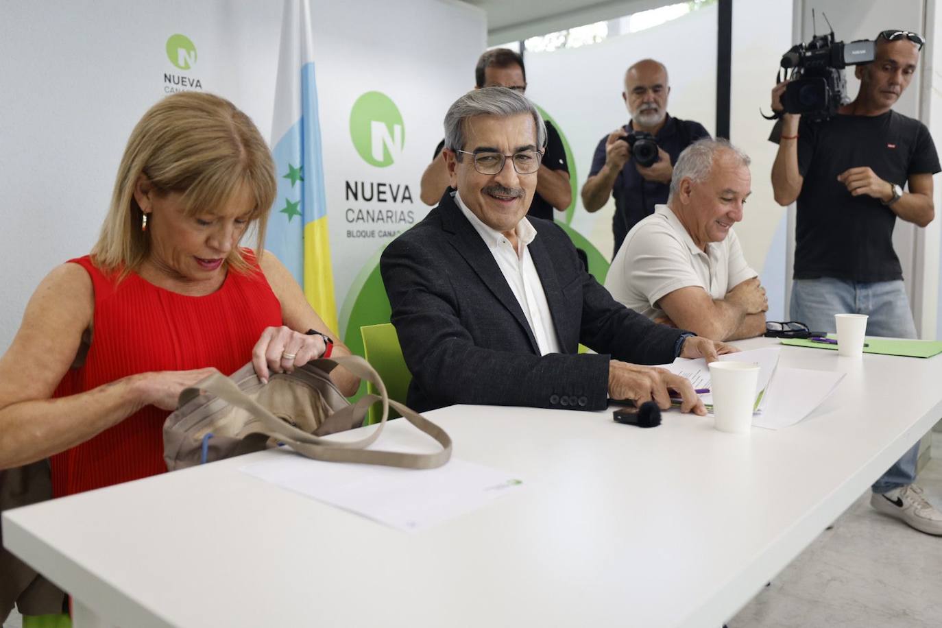 La reunión ejecutiva de Nueva Canarias, en imágenes