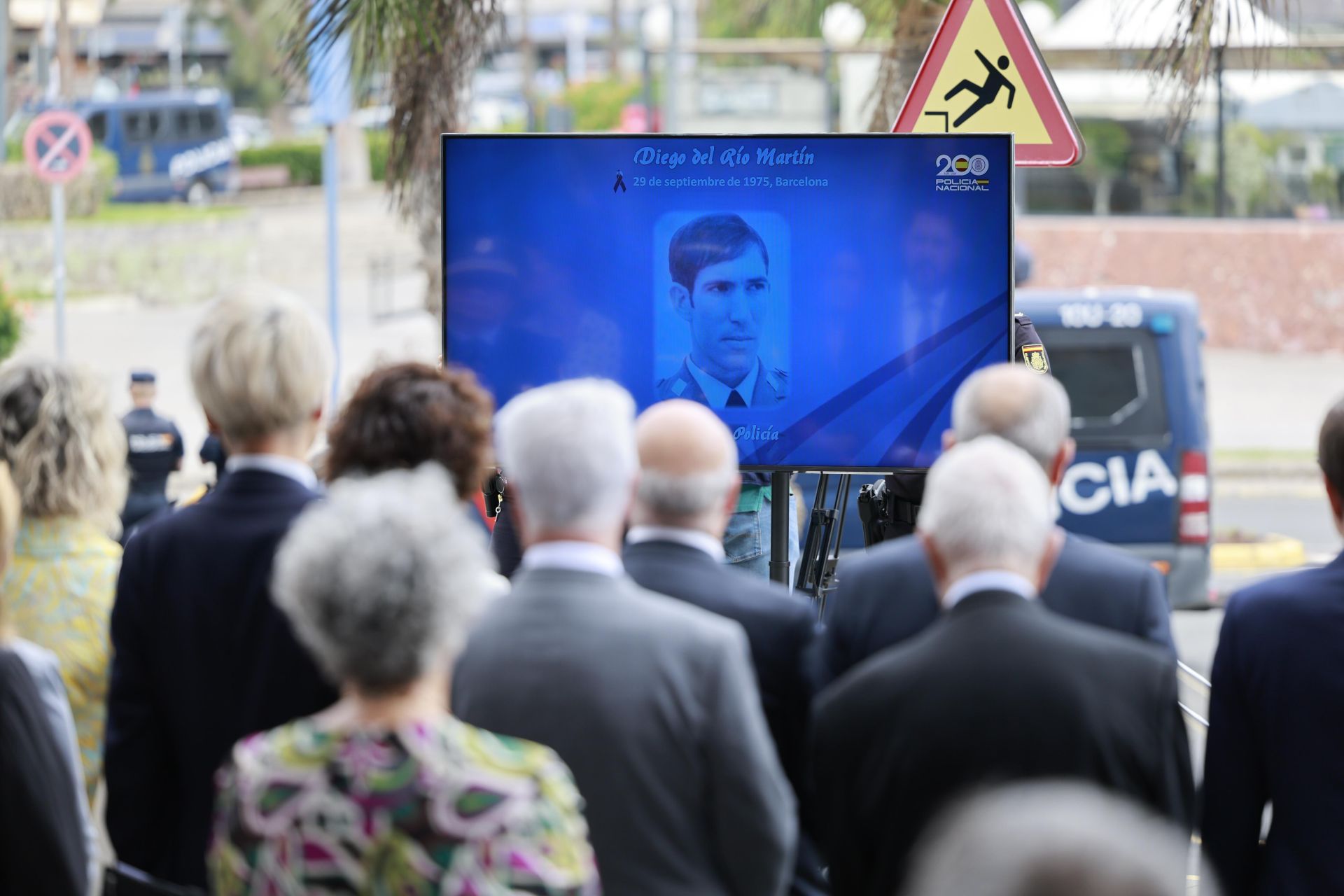 Acto homenaje a los Policías caídos en atentados terroristas, en imágenes