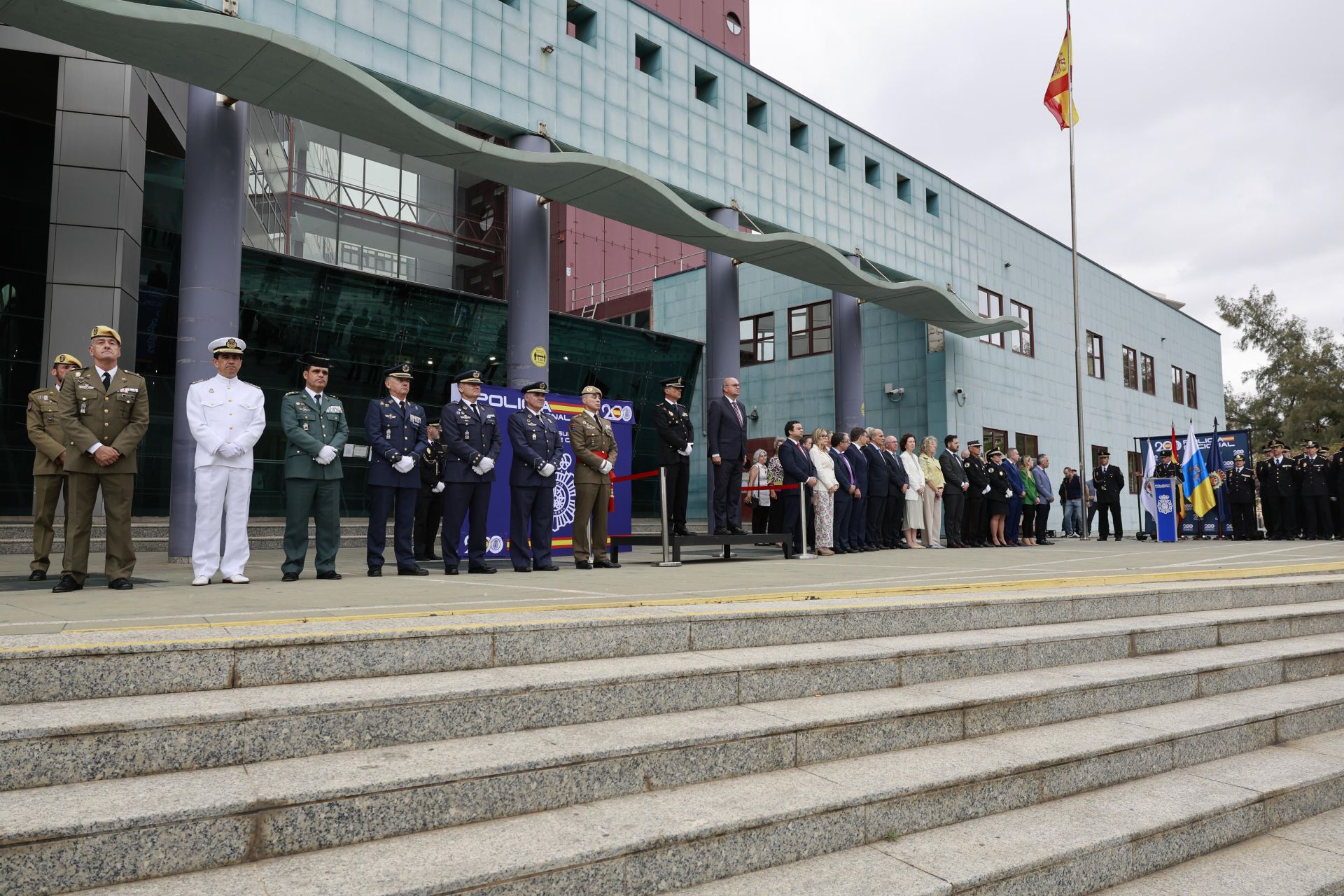 Acto homenaje a los Policías caídos en atentados terroristas, en imágenes