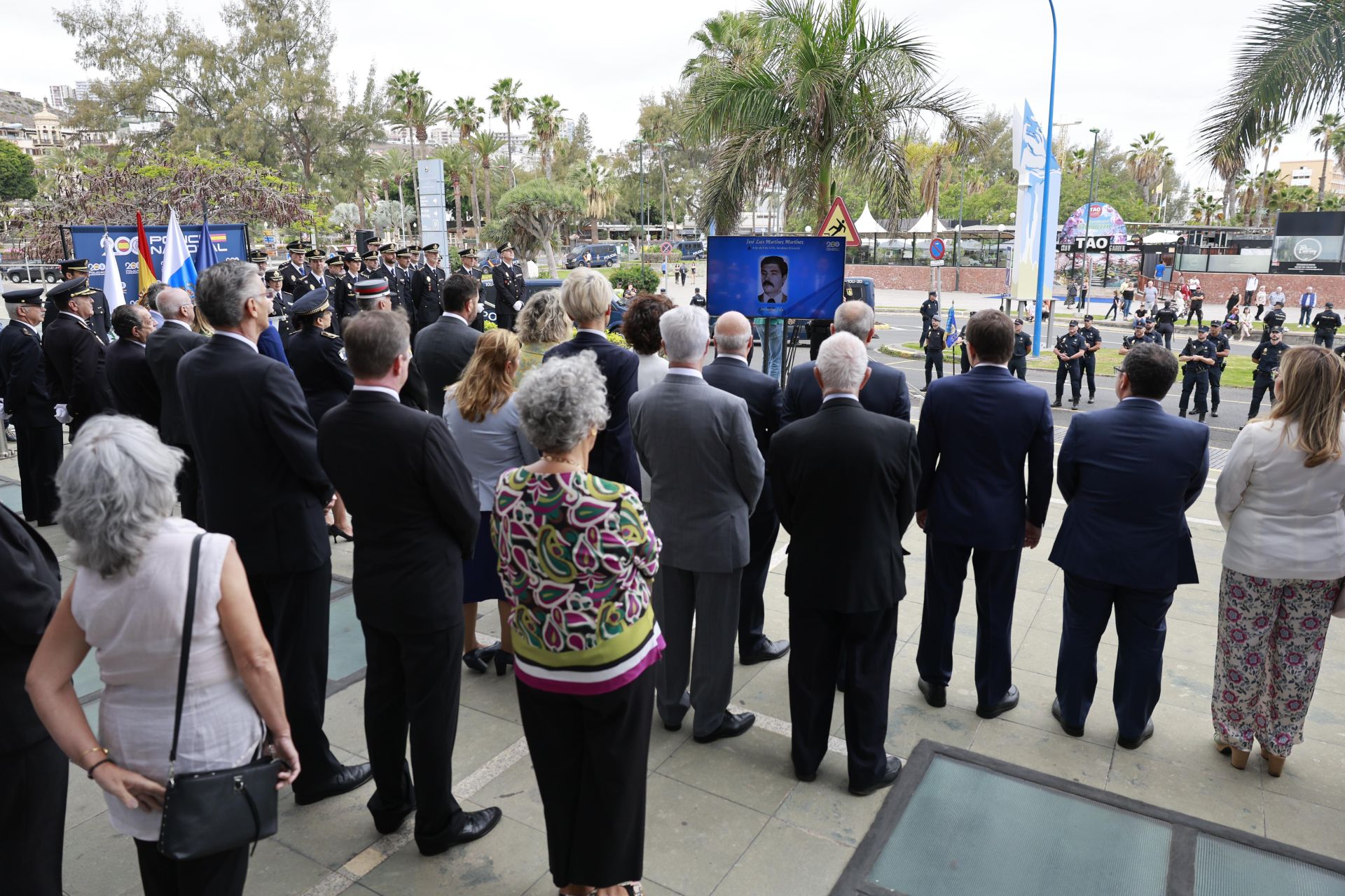 Acto homenaje a los Policías caídos en atentados terroristas, en imágenes