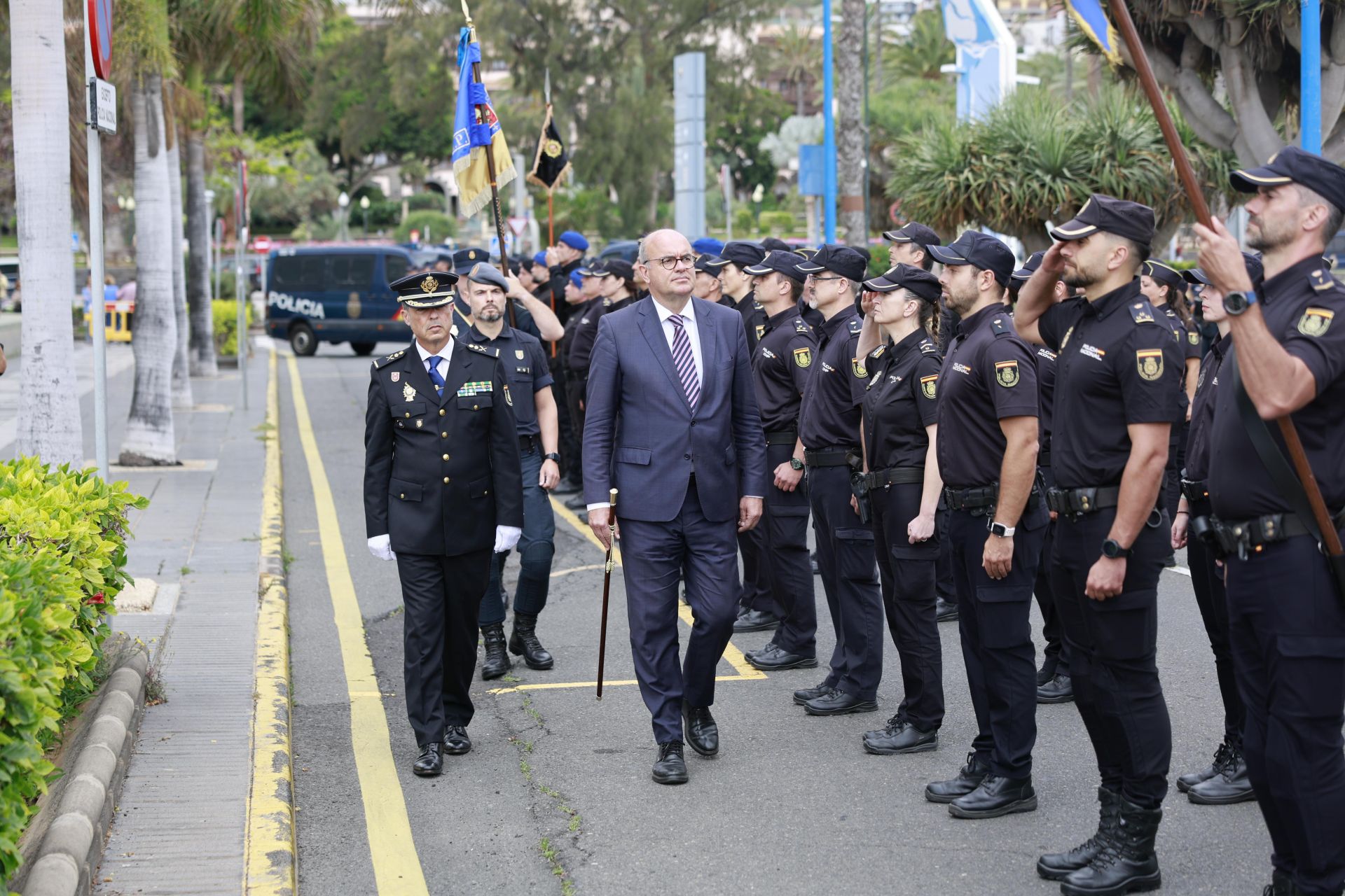 Acto homenaje a los Policías caídos en atentados terroristas, en imágenes