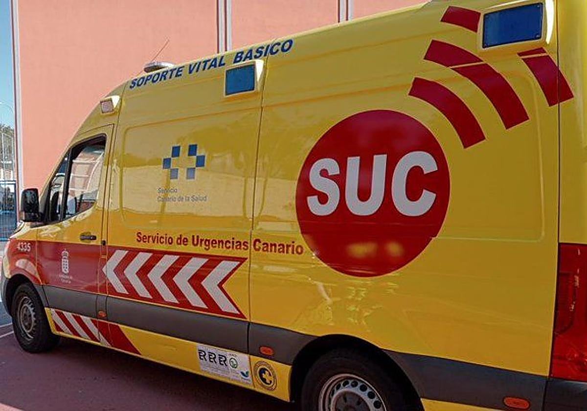 Una ambulancia del SUC