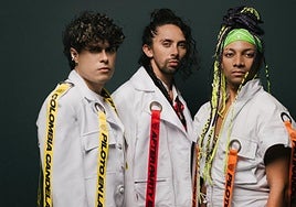 El trío colombiano Ácido Pantera.