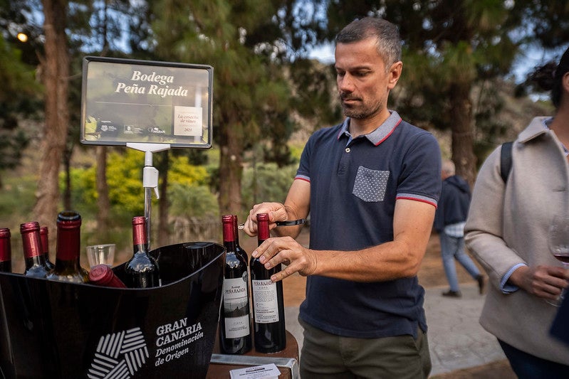 Gran Canaria descorcha su primera botella de vino de la añada de 2023