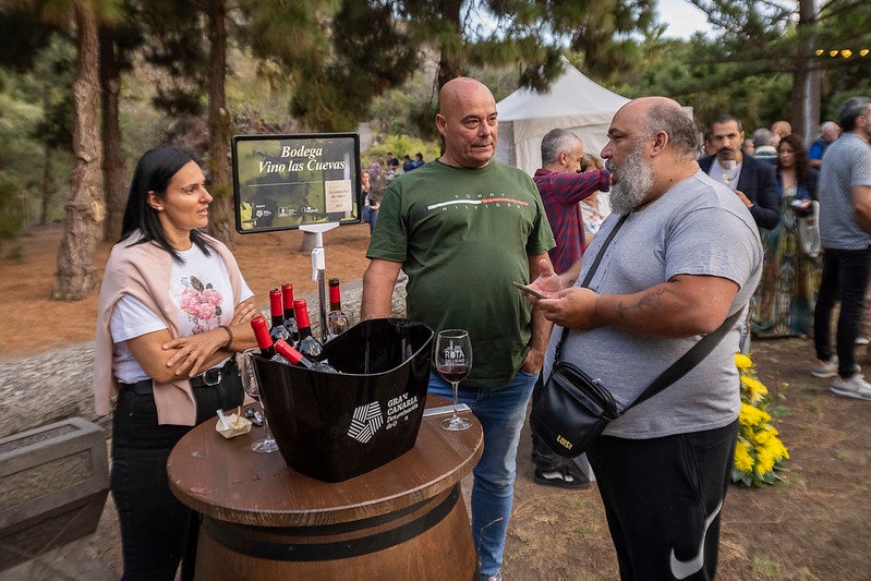 Gran Canaria descorcha su primera botella de vino de la añada de 2023