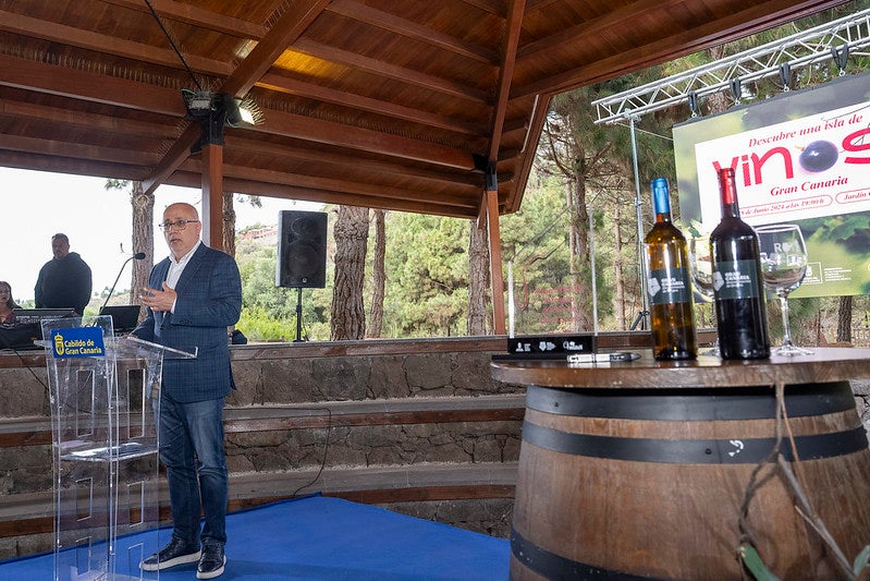Gran Canaria descorcha su primera botella de vino de la añada de 2023