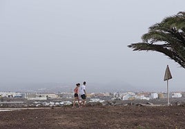 Imagen de archivo de un episodio de calima en Gran Canaria.