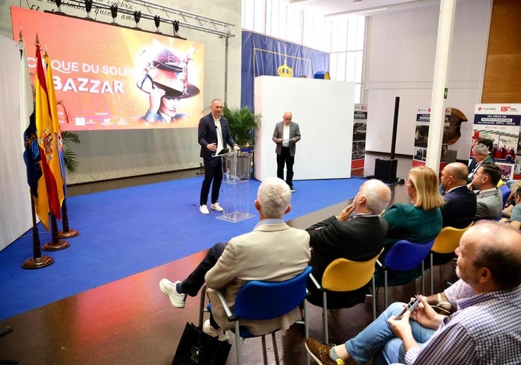 Rueda de prensa de la presentación del circo del sol.