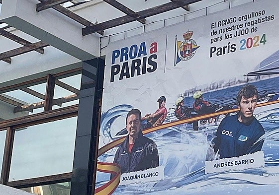 Así amaneció la sede del Real Club Náutico de Gran Canaria.