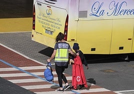 Imagen de archivo de un menor llegando a Tenerife.