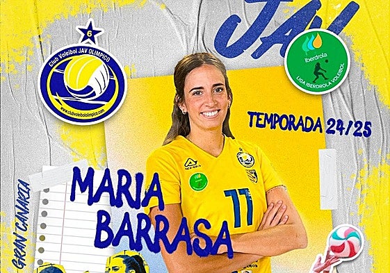 Cartel de presentación de María Barrasa.