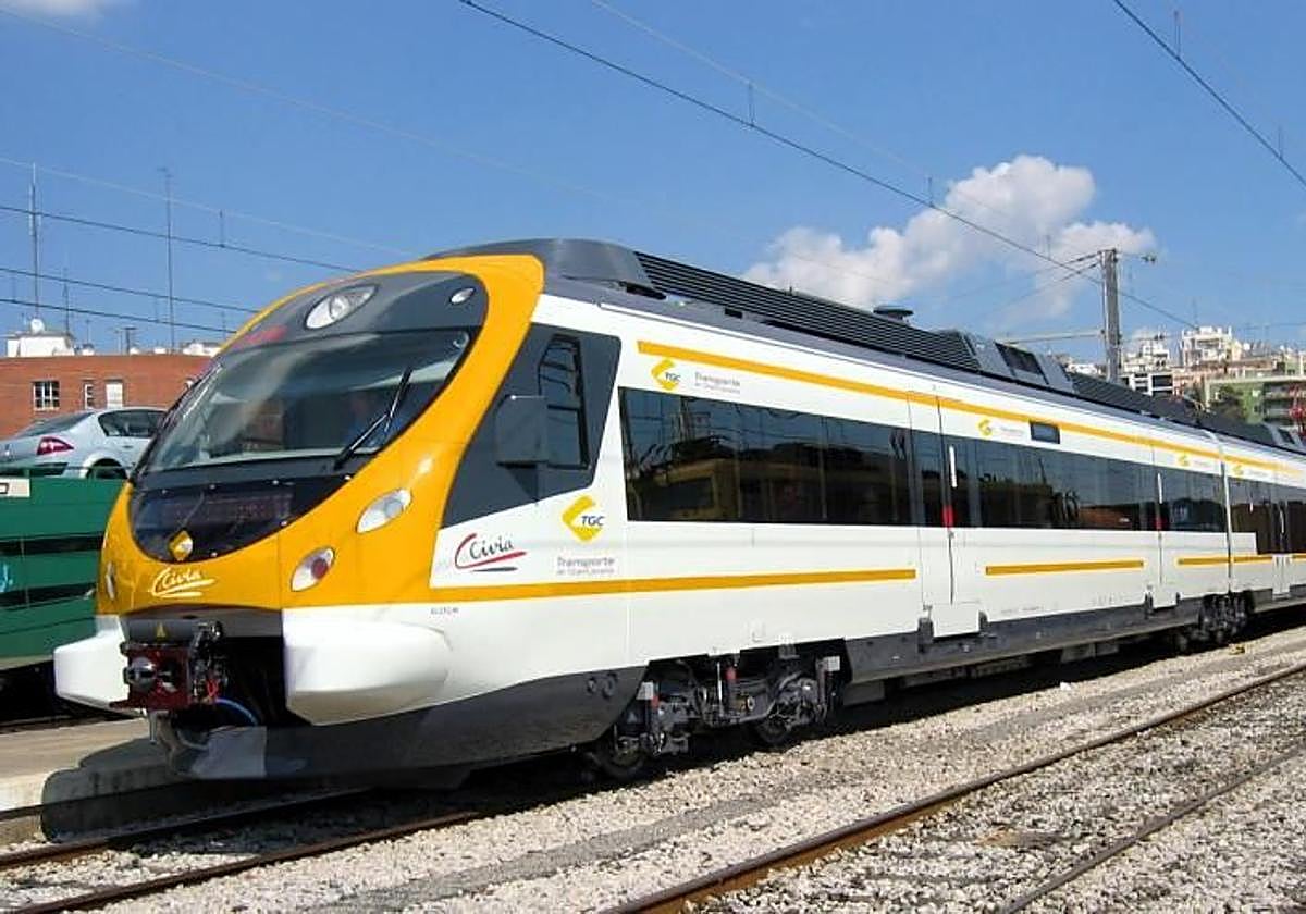 Modelo de tren de cercanías proyectado entre Santa Catalina y Meloneras.