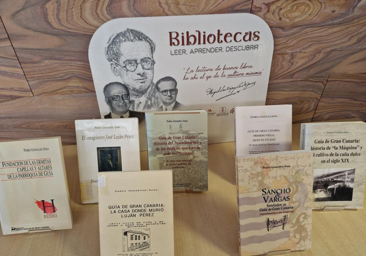 La Biblioteca de Guía crea una sección dedicada al cronista Pedro González Sosa