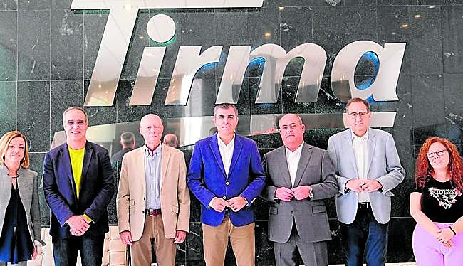 Visita de Manuel Domínguez a Tirma.