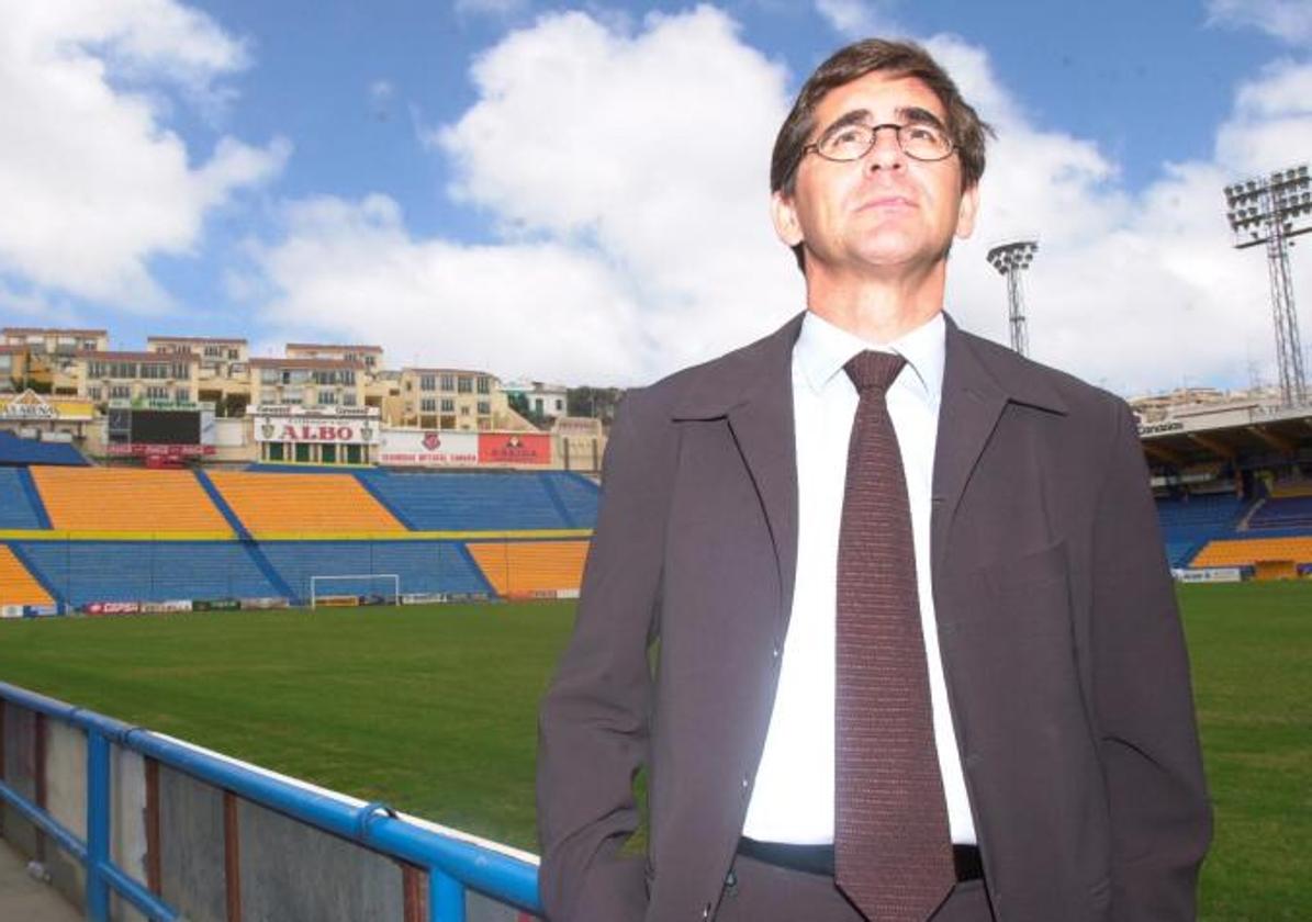 Fernando Vázquez, en su etapa en la UD Las Palmas.