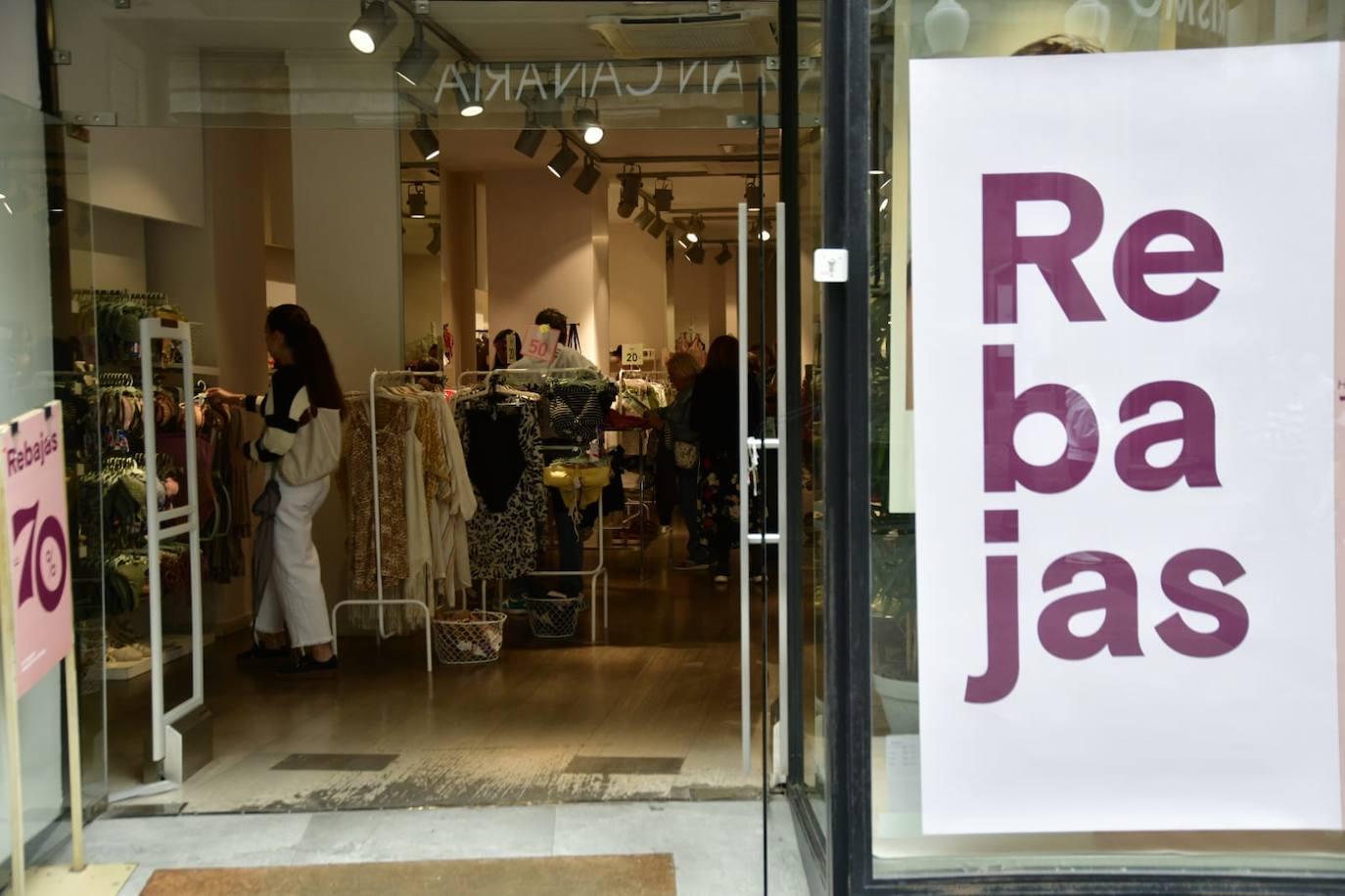 Primer día de rebajas en la capital grancanaria