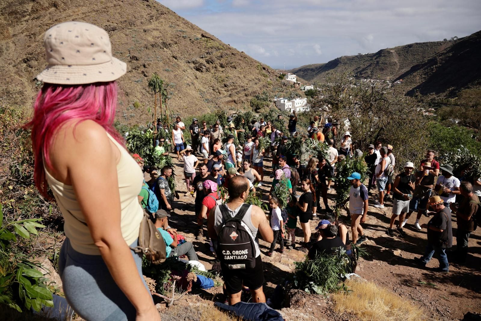 El Valle de Agaete vibra con la Rama de San Pedro, en imágenes