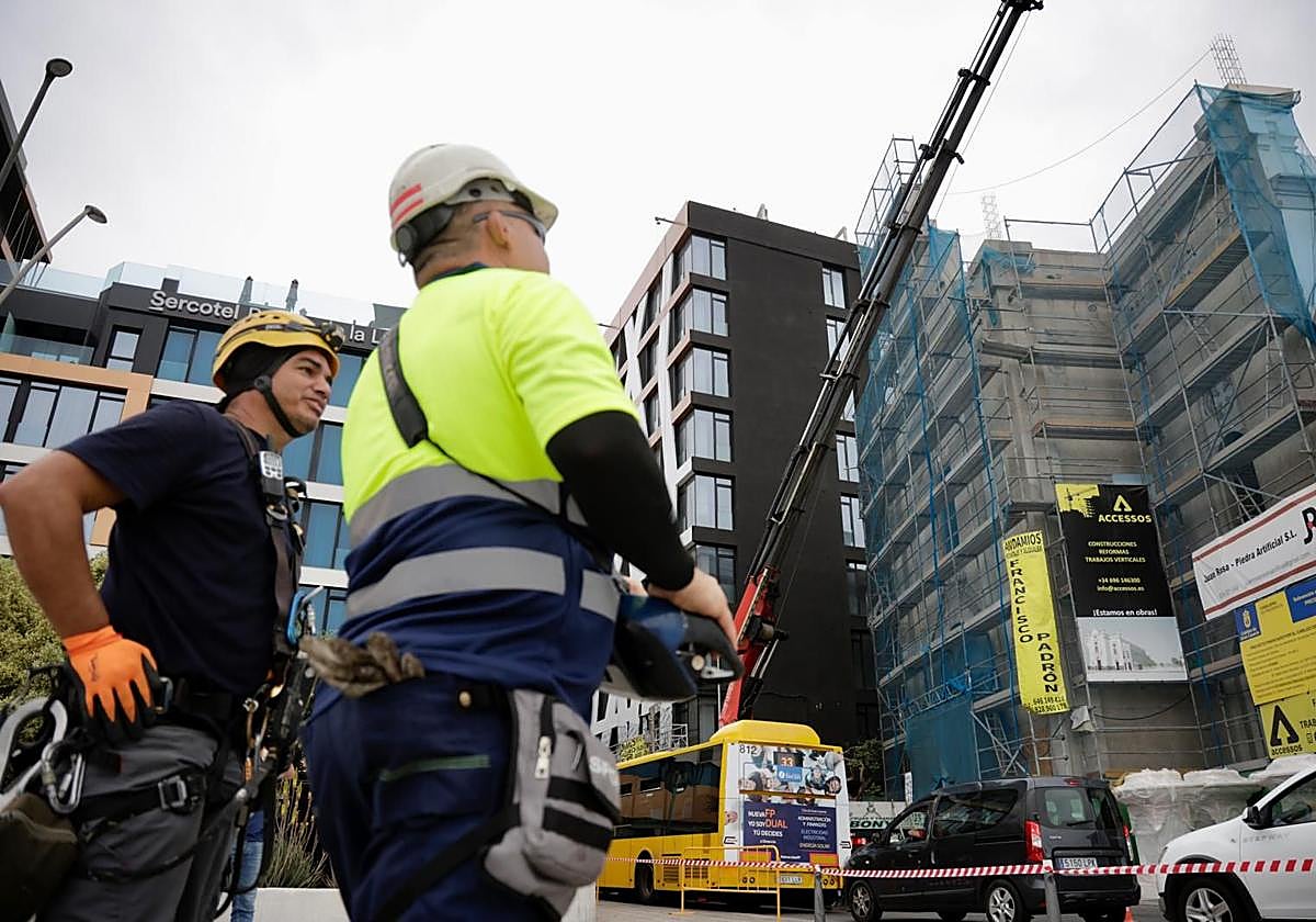 Avanzan los trabajos de rehabilitación en la iglesia de La Luz
