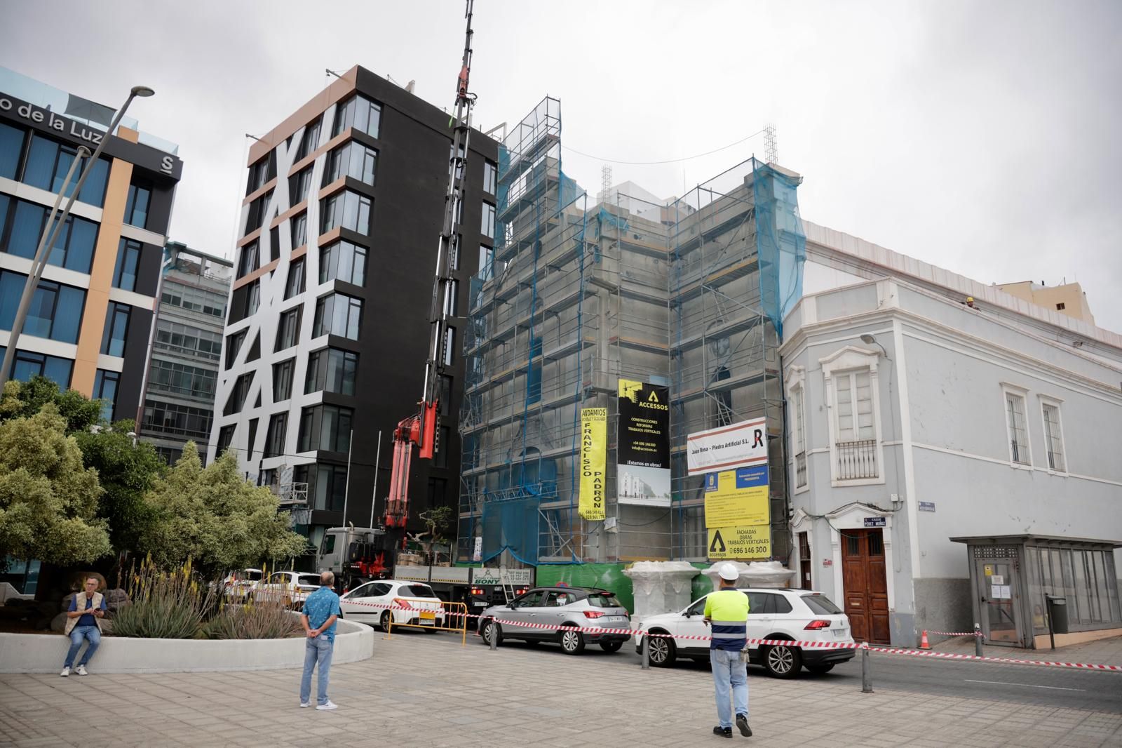 Avanzan los trabajos de rehabilitación en la iglesia de La Luz