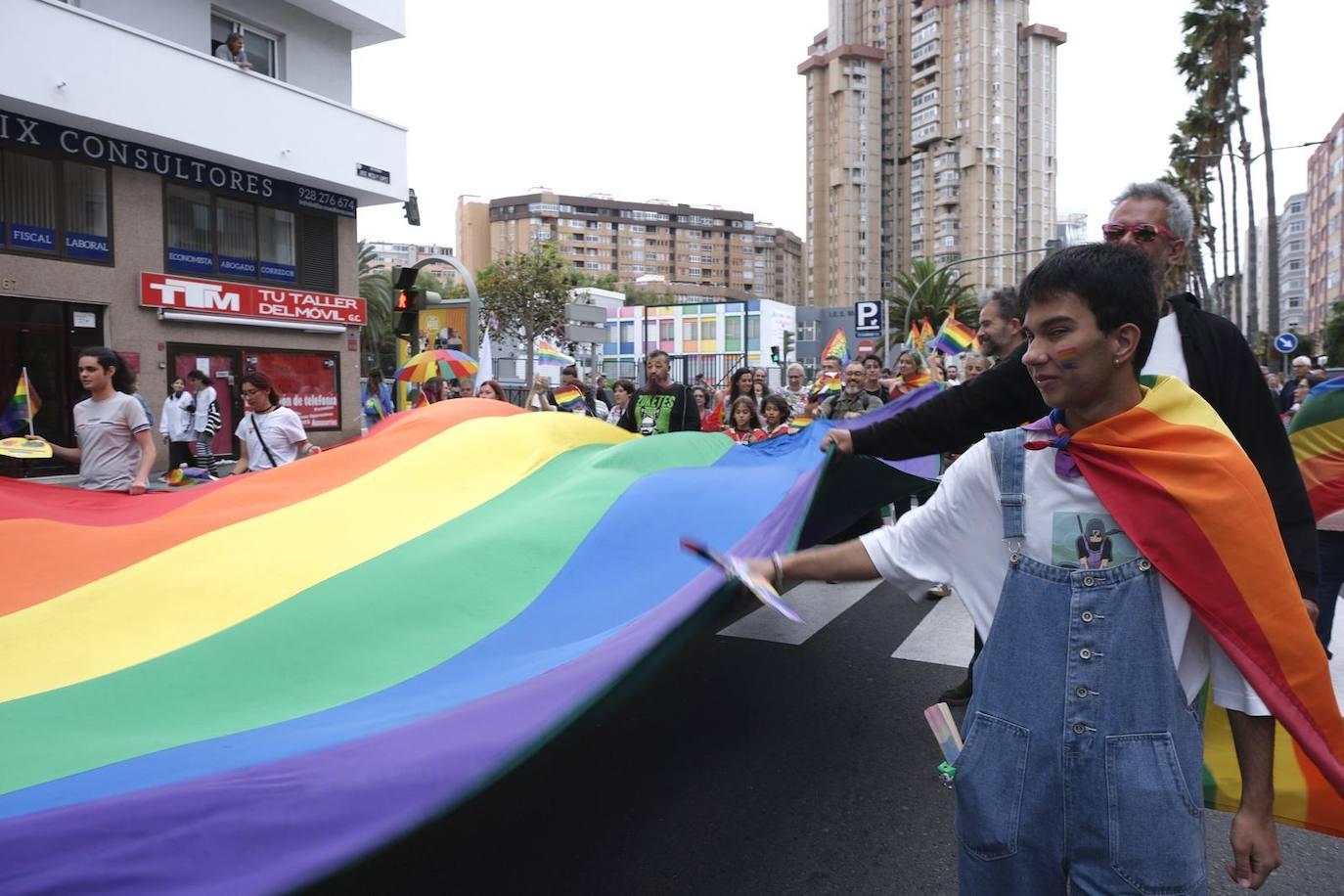 La marcha LGTBIQ+ de la capital grancanaria, en imágenes