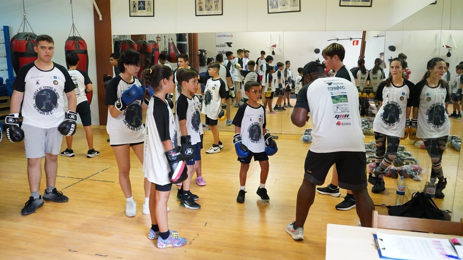 El arranque de la Escuela de Boxeo de Verano, en imágenes