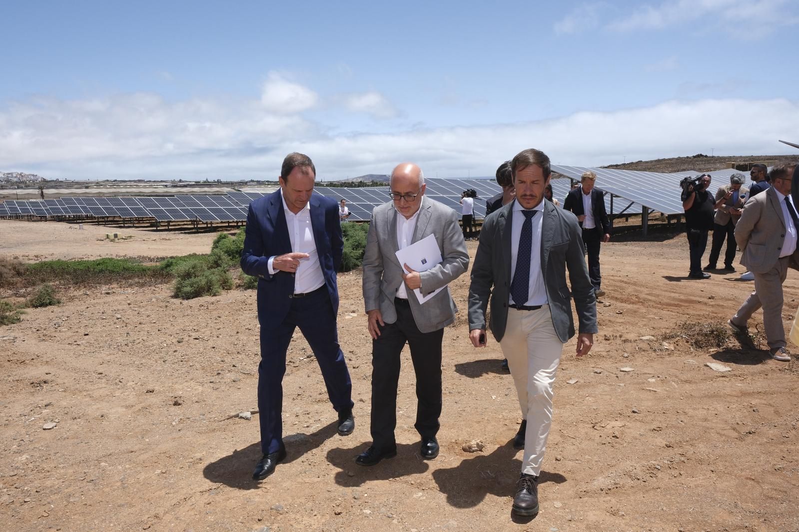 Inauguración de 5 plantas fotovoltaicas de Naturgy en Agüimes