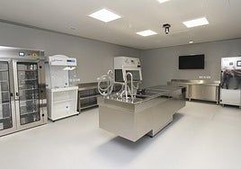 Imagen de archivo de una sala de autopsias del Imlcf de Las Palmas.