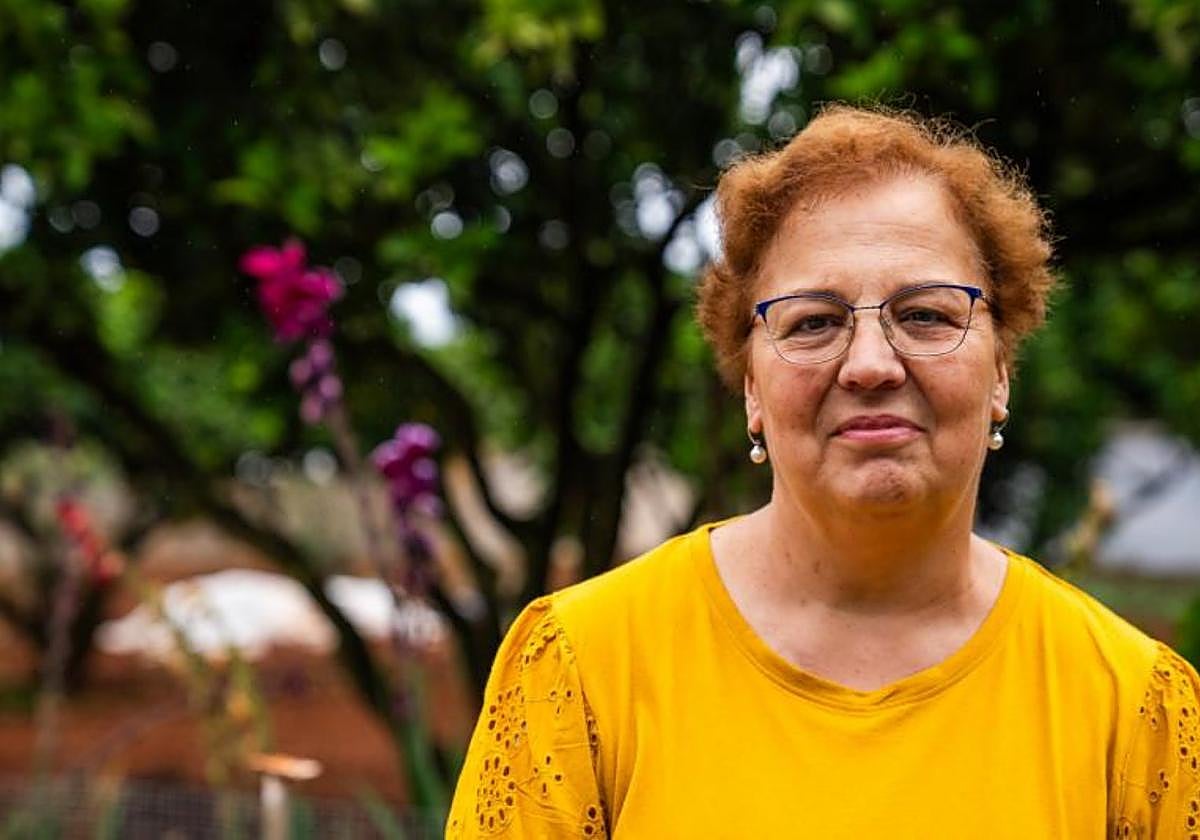 Imagen de la pregonera de las fiestas del Carmen de Zumacal.