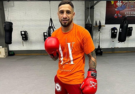 Samuel Carmona, en su entrenamiento matinal de este miércoles en Madrid.