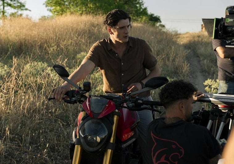 Imagen del rodaje de la segunda temporada de la serie.
