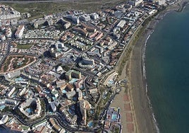 Vista de Playa del Inglés, una de las zonas donde hay más afectados por la Ley Turística.