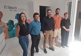 Protagonistas de las muestras.