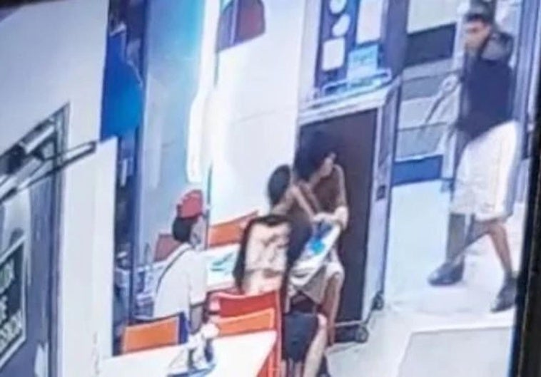 Las imágenes del tiroteo.