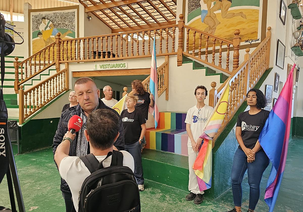 La bancada se localiza en una zona muy utilizada dentro del terrero.