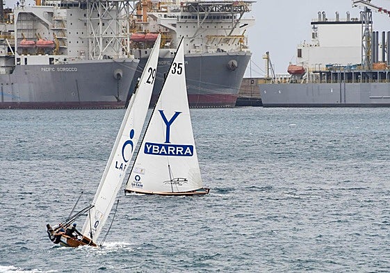 El Ybarra, en acción.