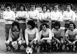 Once de la UD en la década de los setenta.