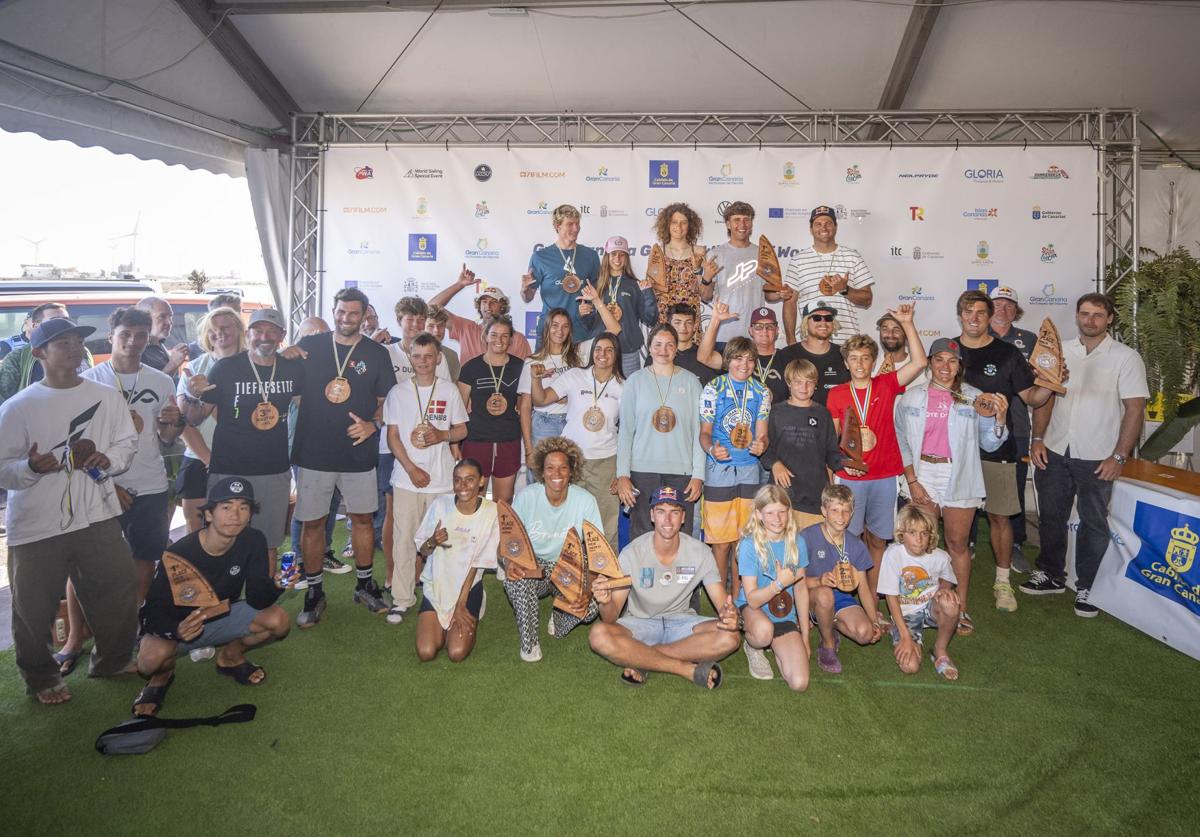 La felicidad de los ganadores en las diferentes categorías fue absoluta en la cita de Pozo Izquierdo.